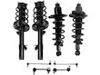 AutoShack Set of 4 Front and Rear Complete Strut Coil Spring
