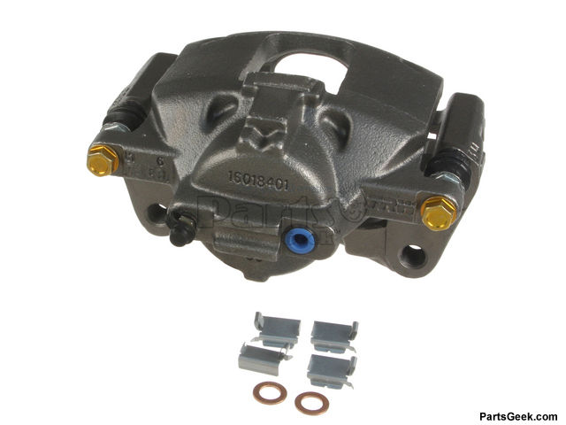 Reman Front Left Brake Caliper – Jeep Wrangler 1987-1989, BBB 46289HB W/ Hardware