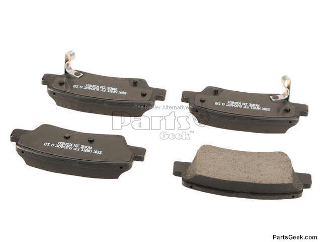 Sangsin Premium Ceramic Brake Pads - Front & Rear Set For 2010-2017 Chevy Equinox