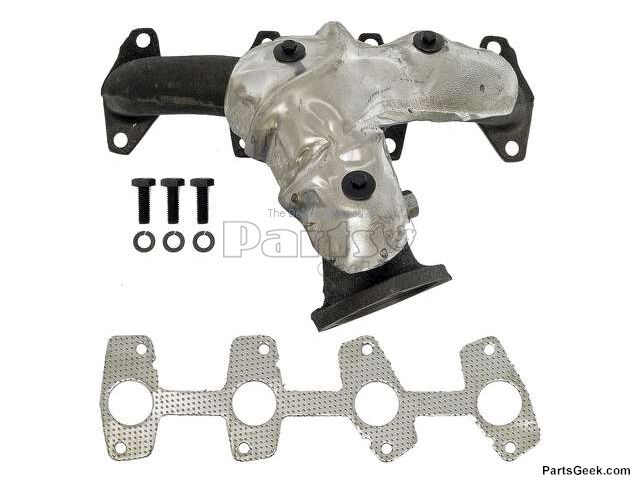 Exhaust Manifold Right Side For 2000-2003 Chevy S10 & GMC Sonoma 2.2L | Cast Iron With Gasket & Hardware