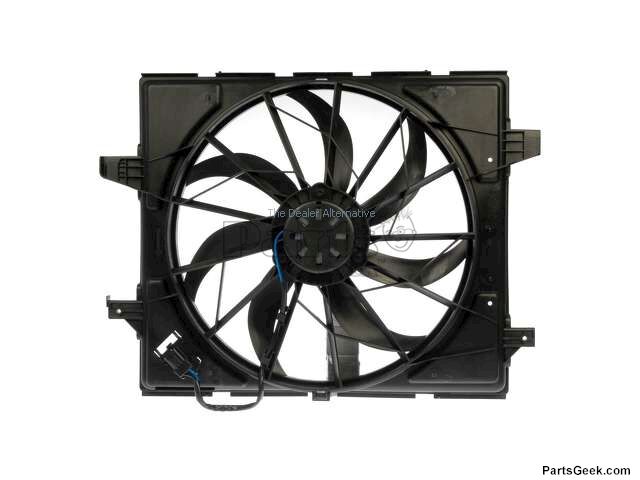 17 2017 Jeep Grand Cherokee Radiator Fan Assembly - Cooling System
