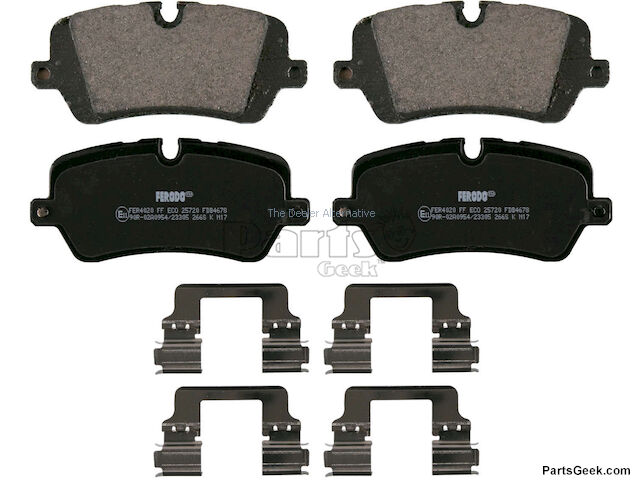 17 2017 Land Rover Range Rover Sport Brake Pad Set - Brake - API, ATE ...