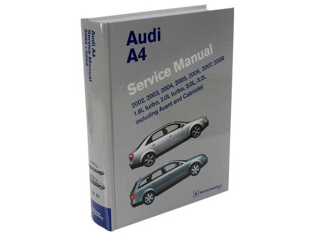2002-2008 Audi A4 Quattro Paper Repair Manual - Bentley W0133