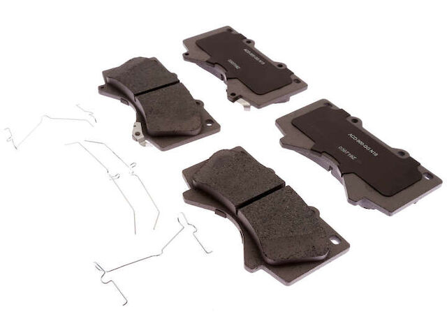 thumbnail interactive-video image 1 of For 1975-1986 Chevrolet C10 Front Brake Pad Set - AC Delco 72316YT Silver Semi-Metallic 1 of 5