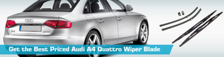 SHS Wiper Rear Wiper Blade Direct Fit For Audi A4 Avant 2008-2015 – Flat Blade, 16Q