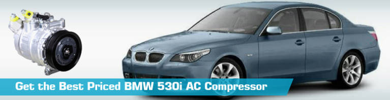 BMW 530i AC Compressor - Air Conditioning - Autopart Premium GPD Four ...