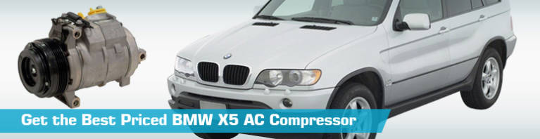 BMW X5 AC Compressor - Air Conditioning - Autopart Premium UAC Behr ...