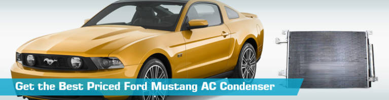 Ford Mustang AC Condenser - Air Conditioning - UAC Autopart Premium TYC ...