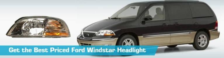 For FORD WINDSTAR 1995-2003 4X 6000K LED Headlight Hi/Lo Fog Lights