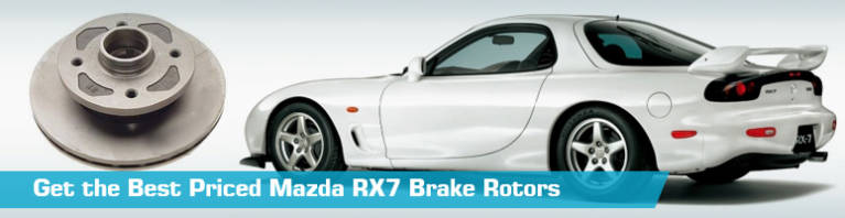 Mazda RX7 Brake Rotors - Brake Disc - Dynamic Friction Centric ...