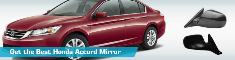 New Set of 2 Power Operated Door Mirrors For 4-Door Sedan Honda Accord 1998-2002