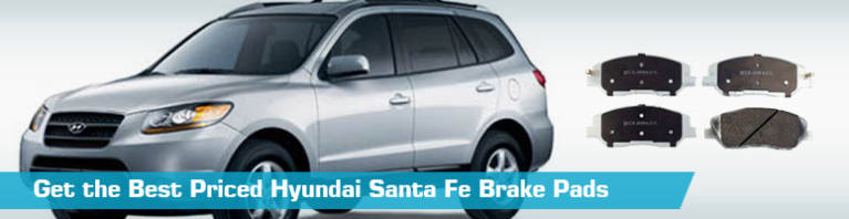 Fits:Hyundai Santa Fe 2013 6 CYL Front /& Rear Sangsin HI-Q Premium Ceramic Pads