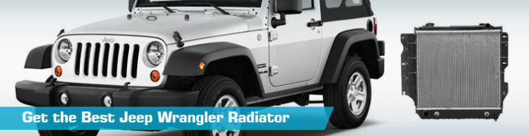 Jeep Wrangler Radiator - Auto Radiators - Action Crash OSC Automotive AFE  API TRQ GPD Mopar - 2007 2008 1995 2010 1997 2009 1998 1999 07 08 95 10 97  09 98 99 