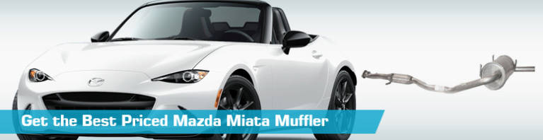 Muffler for Mazda Miata - Partsgeek