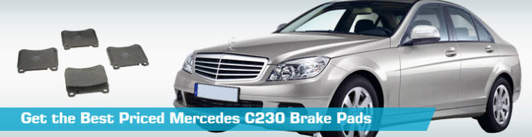 Details about / For 2008-2009 Mercedes C230 Brake Pad Set Front Bosch 59328WK