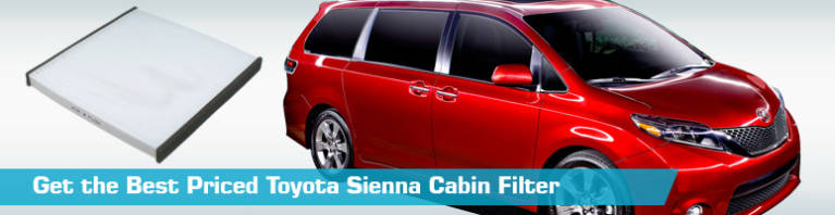 Cabin Filter for Toyota Sienna - Partsgeek